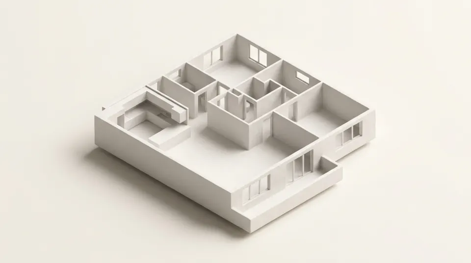 3D model of the apartment